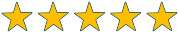 five gold stars